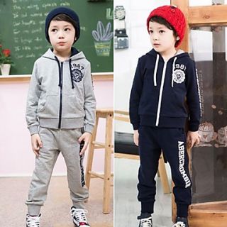 Boys Hoodie Collar 1987 Two Pieces Clothing Set