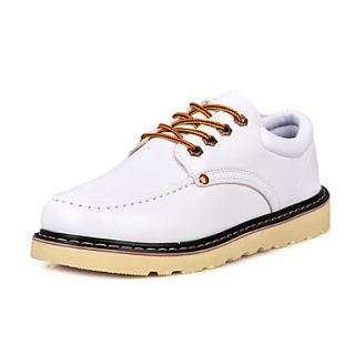 Leather Mens Flat Heel Comfort Oxfords Shoes (More Colors)