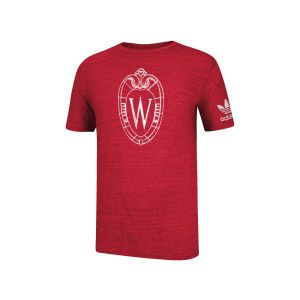 Wisconsin Badgers adidas NCAA Seal Abbreviation T Shirt