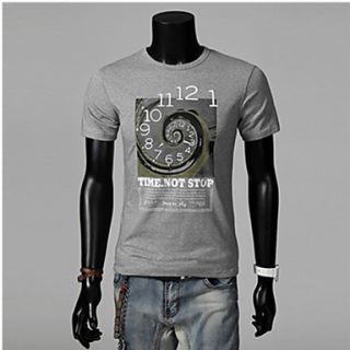 ZZT MenS Round Neck Short Sleeve Casual T Shirt