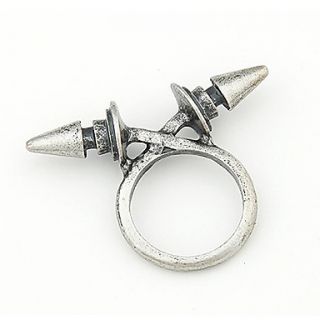 Ravier Womens Vintage Silver Taper Ring