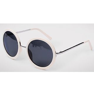 Helisun Womens Europe Vintage Round Shape Sunglasses 708 2 (Cream)