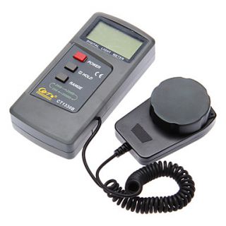 High Accuracy 200,000 Lux Digital Light Meter Luxmeter with Stand