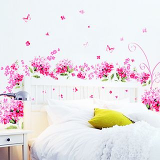 Floral Pink Wall Stickers