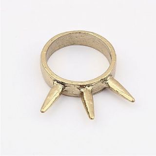 Ravier Womens Vintage Gold Taper Ring