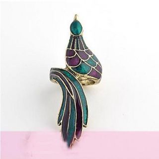 Ravier Womens Vintage Peacock Ring