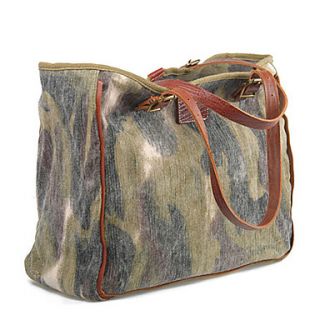 MUCHUAN WoMens Retro Leisure Camouflage High Capacity Bag(Screen Color)