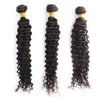 Longlasting Indian Deep Wave Weft 100% Unprocessed Remy Human Hair Extensions Mixed Lengths 14 16 18 Inch