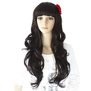 Capless Long High Quality Synthetic Wavy Wig