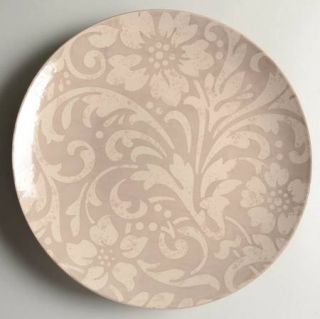 Home Claremont Scroll Dinner Plate, Fine China Dinnerware   Beige & Cream Floral