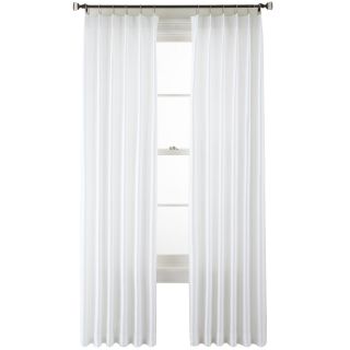 Studio Finley Metal Tab Window Curtain Panel, White