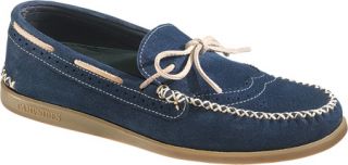 Mens Sebago Campsides Wing Tip   Navy Suede Brogues