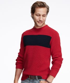 Cotton/Linen Crewneck Sweater