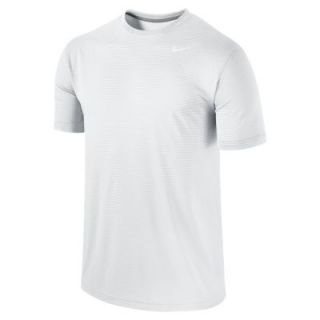Nike Dri FIT Touch Stripe Mens Training Shirt   White