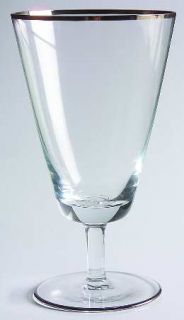 Rosenthal Platinum Band Water Goblet   Form 2000