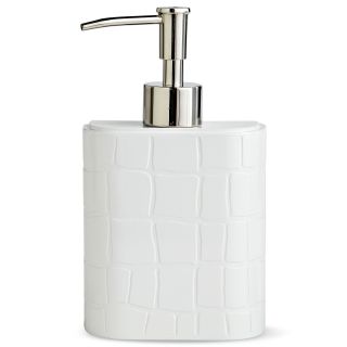 ROYAL VELVET Animal Skin Soap Dispenser, White