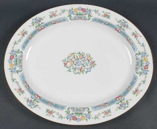 Royal Worcester Mayfield 15 Oval Serving Platter, Fine China Dinnerware   Paste