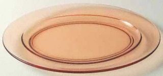 Fostoria Pioneer Amber Oval Platter   Stem #2350,Amber