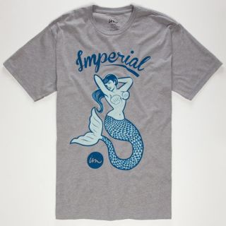 Mermaid Mens T Shirt Heather Gray In Sizes X Large, Small, Xx L