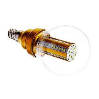 E14 4W 42x3014SMD 300 350LM 6000 6500K Cool White Light LED Global Bulb (220V)