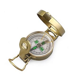 Military Style Brunton Classic Lensatic Compass Gold
