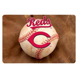 Cincinnati Reds Baseball Pet Bowl Mat L