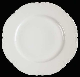 Haviland Ranson  Salad Plate, Fine China Dinnerware   H&Co,Schleiger 1,All White