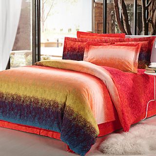 Mankedun Colorful Large Pure Cotton 4 PCS Set Bedding