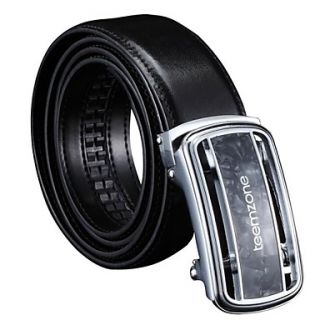 Mens Party Fashion Real Leather Alloy Buckle Belt