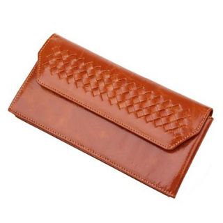 Womens Genuine Leather Oil Wax Wallet