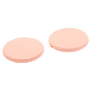 Round Shaped Nature Sponges Powder Puff for Face with Comb (Random Colors)