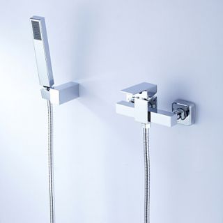 Contemporary Tub Shower Faucet with Hand Shower