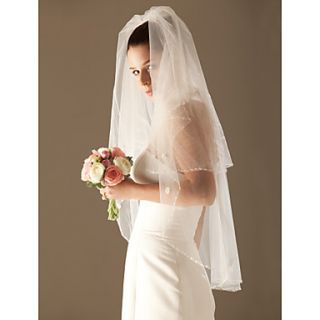 2 Layer Fingertip Wedding Bridal Veil