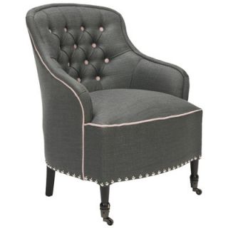 Safavieh Daisy Wing Chair MCR4580A Leg Finish Black