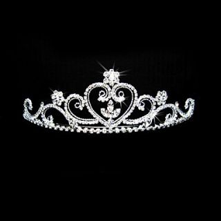 Gorgeous Alloy With Czech Rhinestones Wedding Tiara