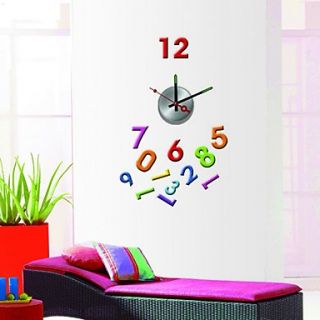 DIY Wall Sticker Clock (0752 10A007)