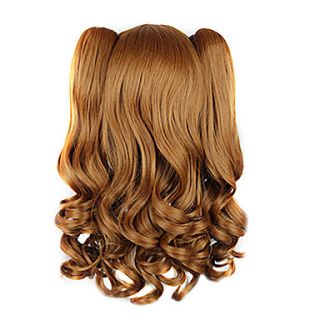 High Quality Cosplay Synthetic Wig Harajuku Style Lolita Candy Wavy Long Wig(Brown)