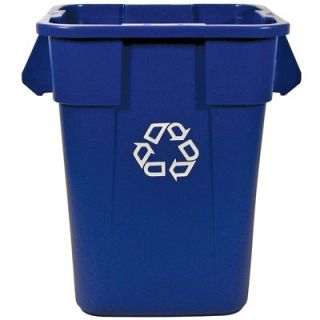 Rubbermaid Brute Recycling Container, Square, Polyethylene, 40 Gal