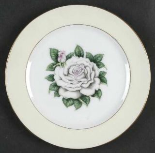 Kings Court White Rose Bread & Butter Plate, Fine China Dinnerware   White Rose