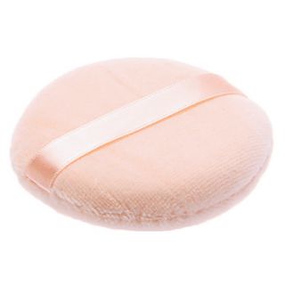 Round Shaped with Lint Skin Color Nature Sponges Powder Puff for Face