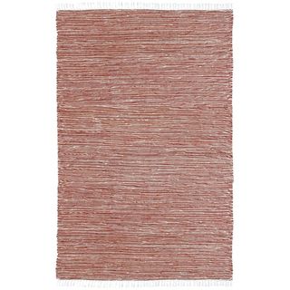Copper Reversible Chenille Flat Weave Rug (5 X 8)
