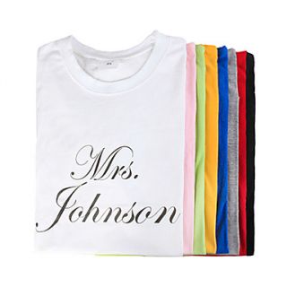 Personalized MRS. T shirt