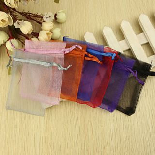 Shimmering Organza Favor Bag – Set of 24 (More Colors)