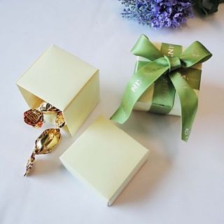 Square Favor Box In Pearl Ivory (Set of 24)