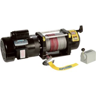 Superwinch 110/240V AC Utility Winch   3000 Lb. Capacity, Model AC3000