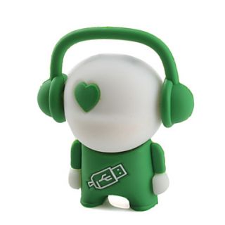 4GB DJ Music Style USB Flash Drive (Green)
