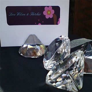 Diamond Shaped Place Card Holders Groove Width 1mm