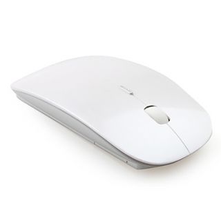 Ultra Slim USB 2.4GHz Wireless Mouse (White)