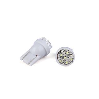 T10 6 SMD LED Wedge Car Light Bulbs (White)