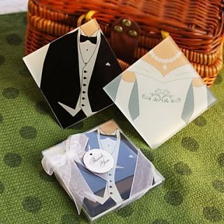 Bride and Groom Coasters (Set of 2)
